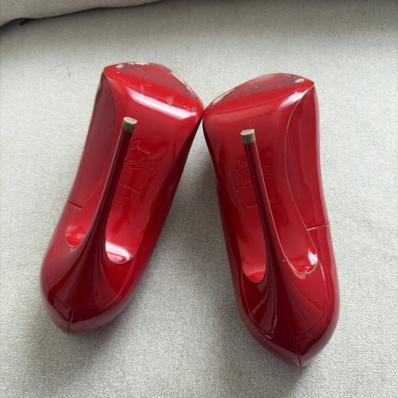 Christian Louboutin So Kate 120 Patent Red - Picture 5 of 6